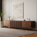 Luck Live Farmhouse 94.48 TV Stand and Media Console & Entertainment Centers with Large Storage Space