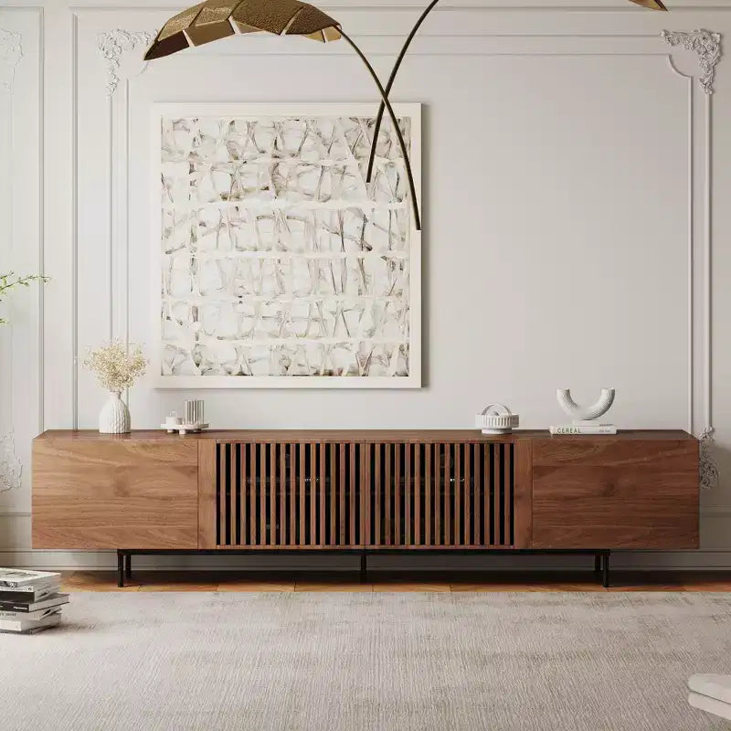 94.48 TV Stand and Media Console & Entertainment Centers with Large Storage Space