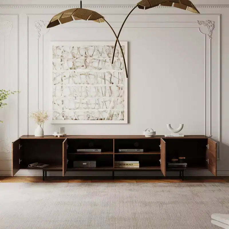 94.48 TV Stand and Media Console & Entertainment Centers with Large Storage Space
