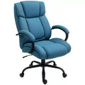 Executive Office Chair with Wide Seat, Computer Desk Chair with Adjustable Height, Swivel Wheels