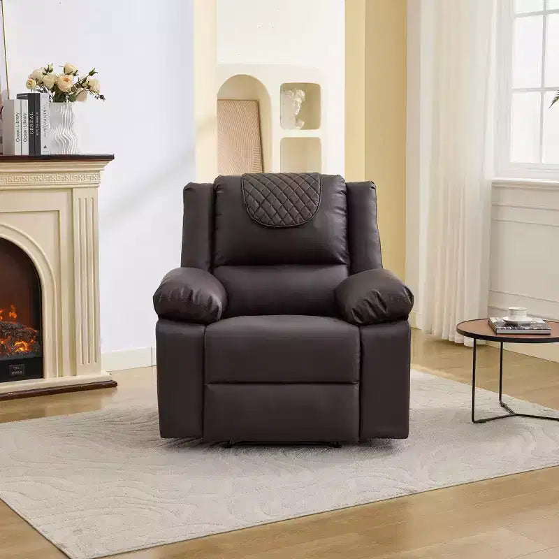 Adult Recliner Chair with Heating & Massage, 135 Adjustable Manual Recliner with Side Storage Pockets & Remote Control