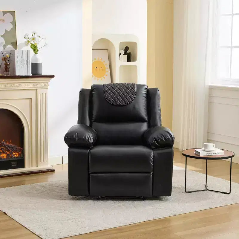 Adult Recliner Chair with Heating & Massage, 135 Adjustable Manual Recliner with Side Storage Pockets & Remote Control