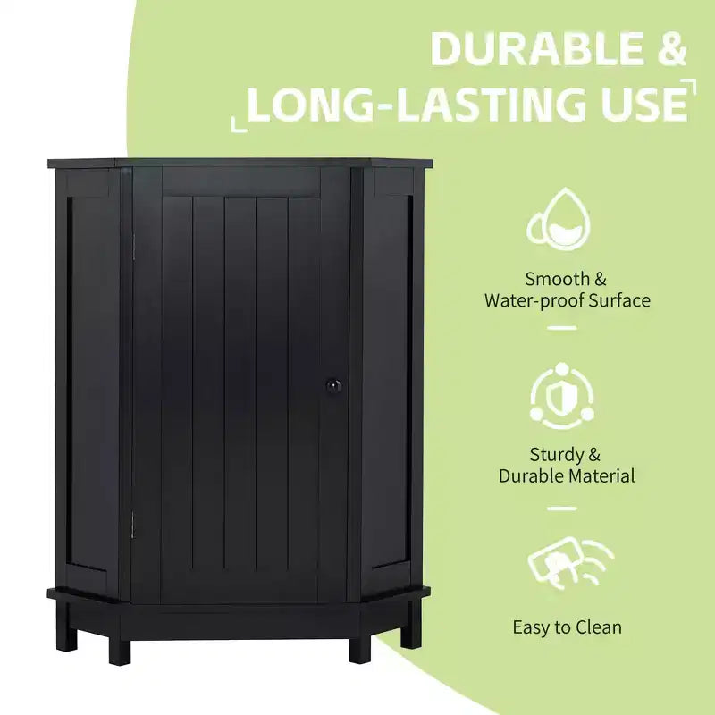 Meuble-lavabo de salle de bain bleu gris en bois d'hévéa, 3 tiroirs, étagère réglable, sur pied