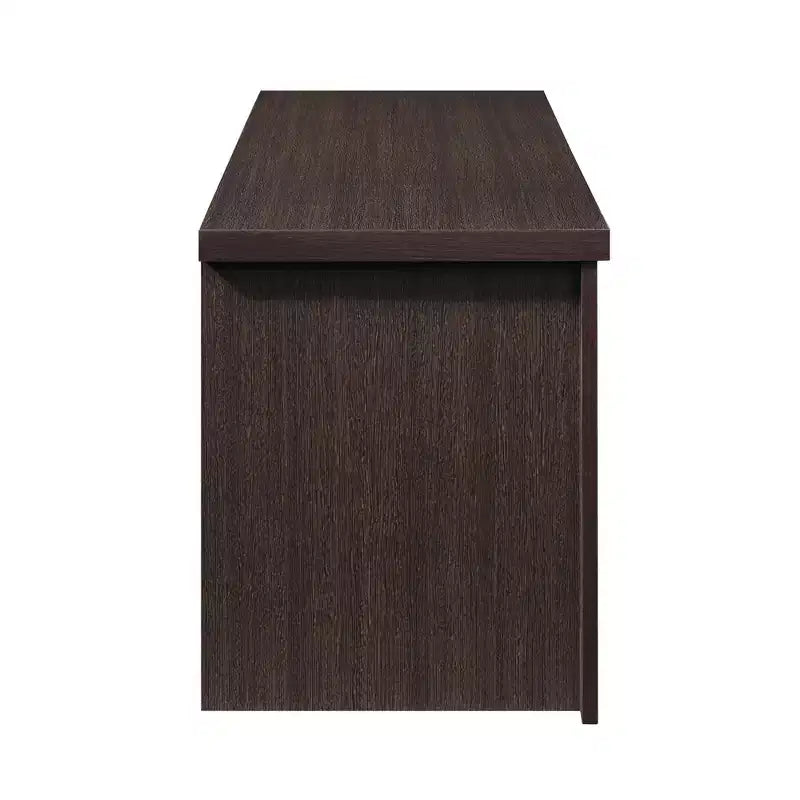 52.37 in. Wood TV Stand with 1 Glass-fronted Storage Cabinets Fits TV's up to 60 in.