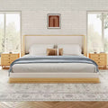 Christopher Knight Home Joriel Mid-Century Modern Chenille Upholstered Platform Bed