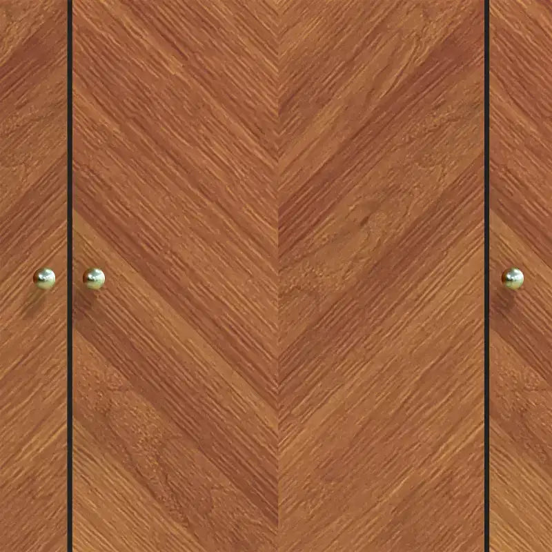 sideboard with chevron-pattern doors 44.3 W 15.8 D 30 H