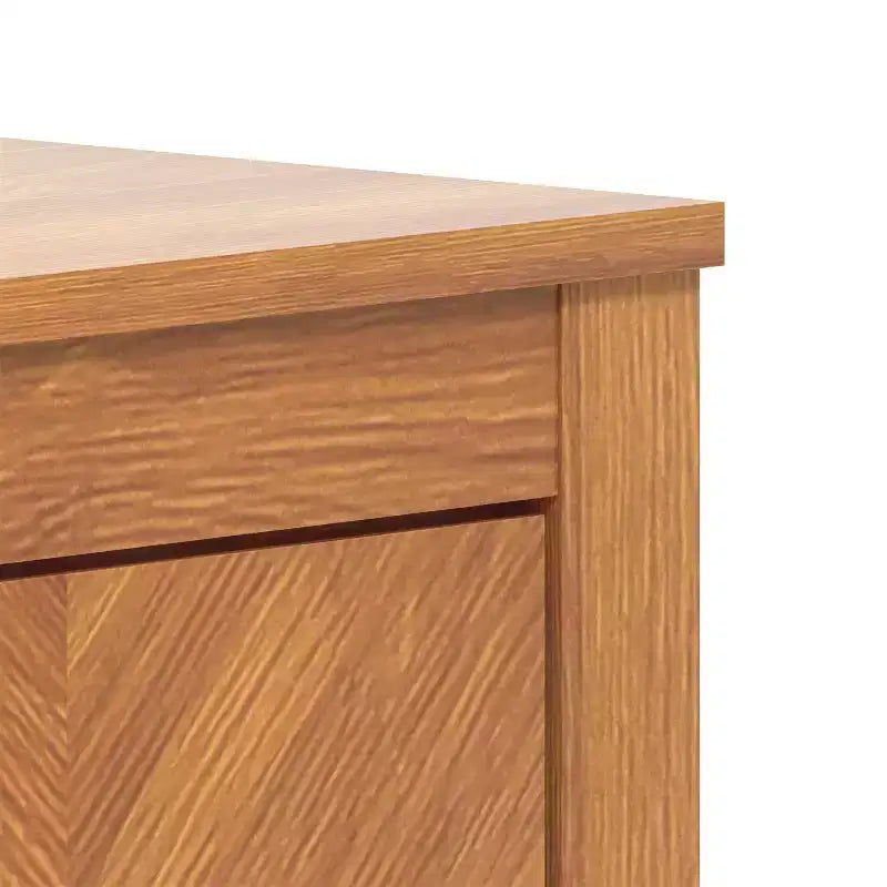 sideboard with chevron-pattern doors 44.3 W 15.8 D 30 H