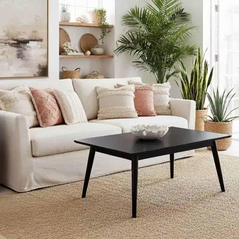 Mid-Century Modern Rectangular Coffee Table (48in x 24in / 1220mm x 610mm)