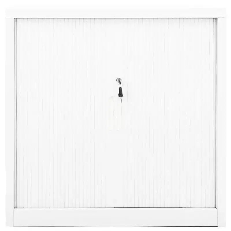 Sliding Door Cabinet White Steel Medium Sliding Door Cabinet