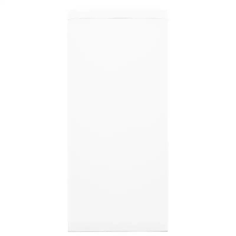 Sliding Door Cabinet White Steel Medium Sliding Door Cabinet