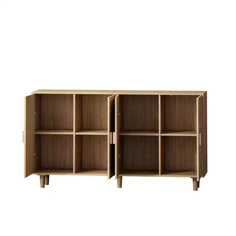 4 Tier Bookshelf, Modern Bookcase For CDs Books Movies, Asymmetrical Book Storage Organizer Space-Saving For Living Room Bedroom Office Kitchen
