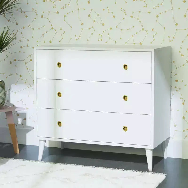 Mid-Century 3-Drawer Storage Dresser
