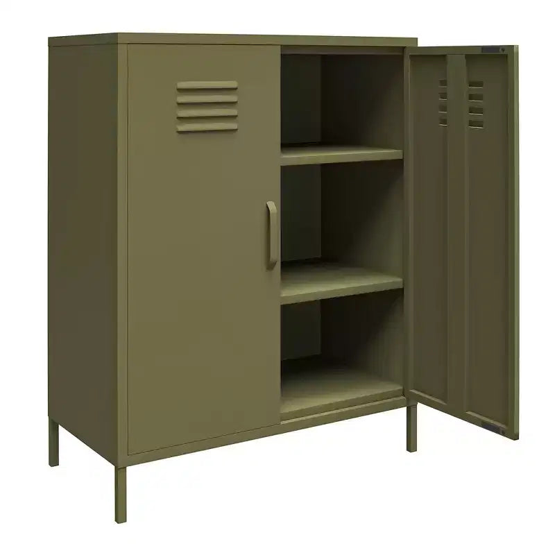 2 Door Metal Locker Storage Cabinet
