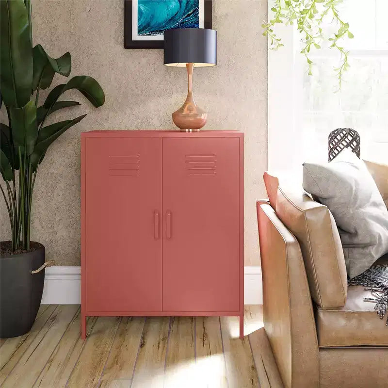 2 Door Metal Locker Storage Cabinet