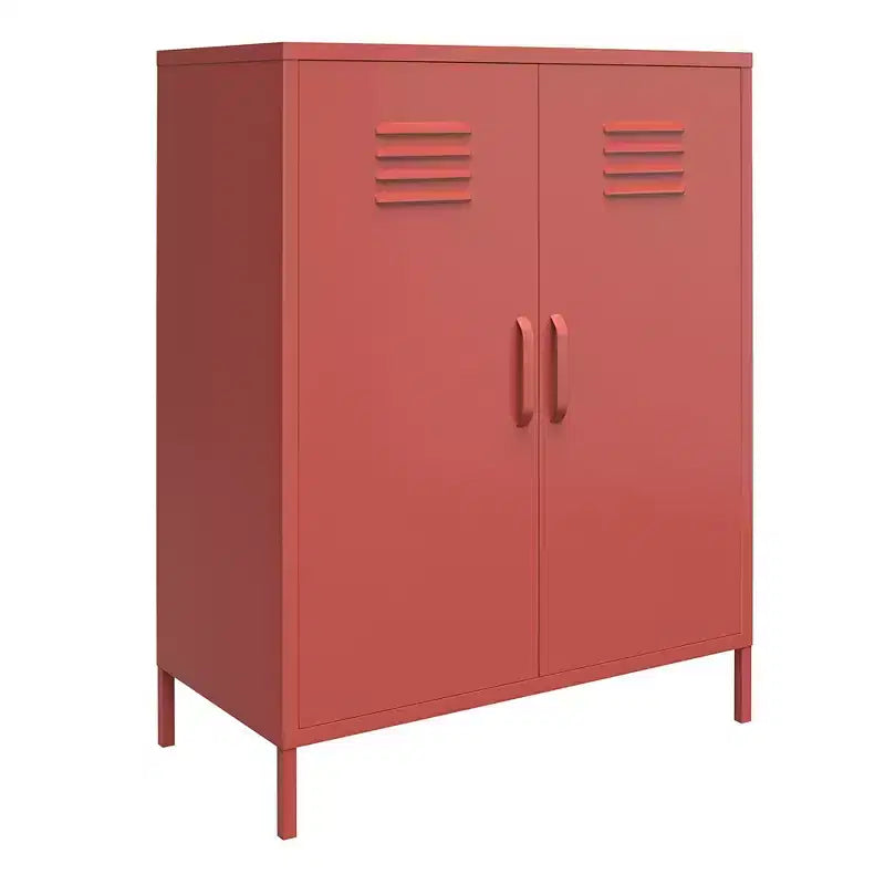 2 Door Metal Locker Storage Cabinet