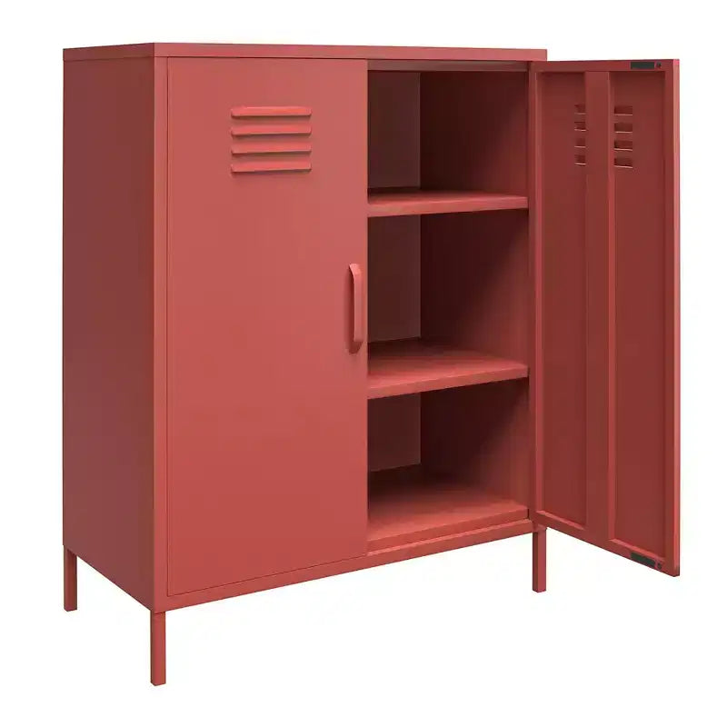 2 Door Metal Locker Storage Cabinet
