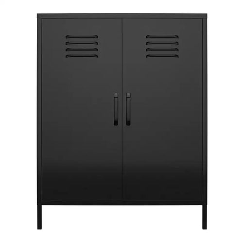 RealRooms Shadwick 2 Door Metal Locker Storage Cabinet