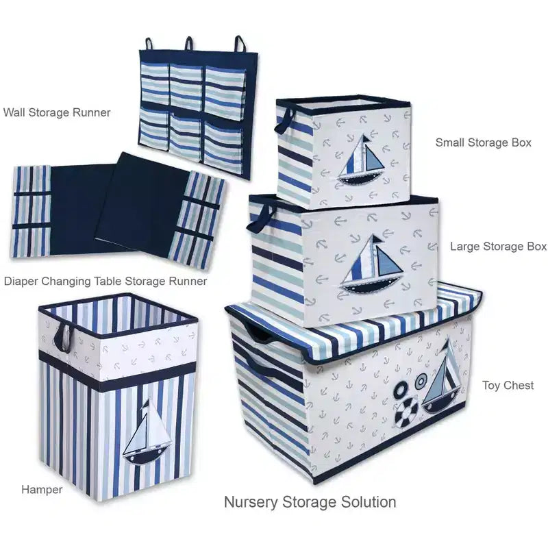 Panier à linge pliable Petit Matelot
